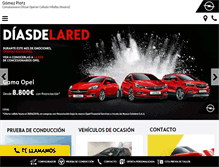 Tablet Screenshot of gomezplatz.com